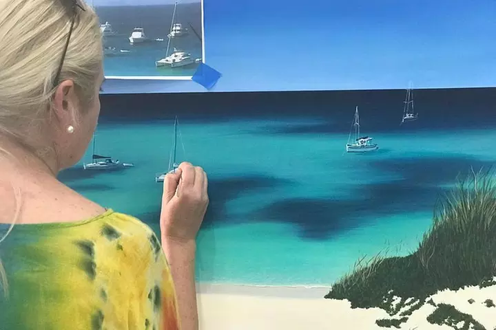 Cancun - Your private 5-hour personalized painting workshop for up to 6 people - Second Medium