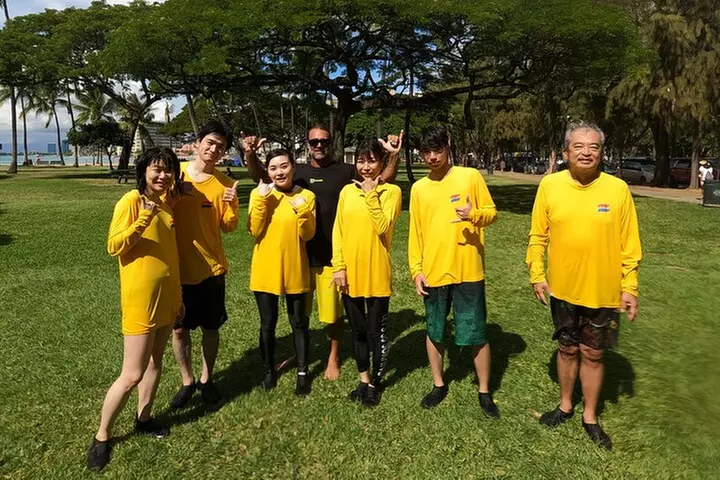 Open Group Surfing Lesson in Waikiki, Oahu
