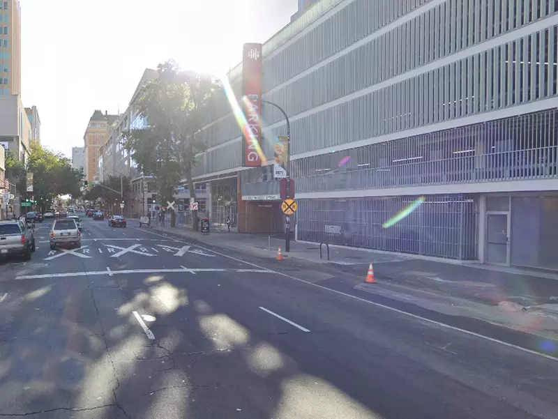 Parking at 728 J St. Garage