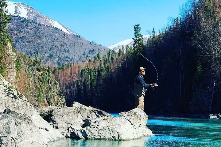 Fishing Package Rental in Anchorage: Chestwader & Spinning Rod/Reel...