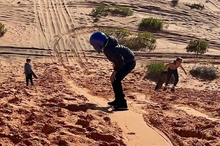 Slot Canyon Tour & Sandboarding UTV Adventure