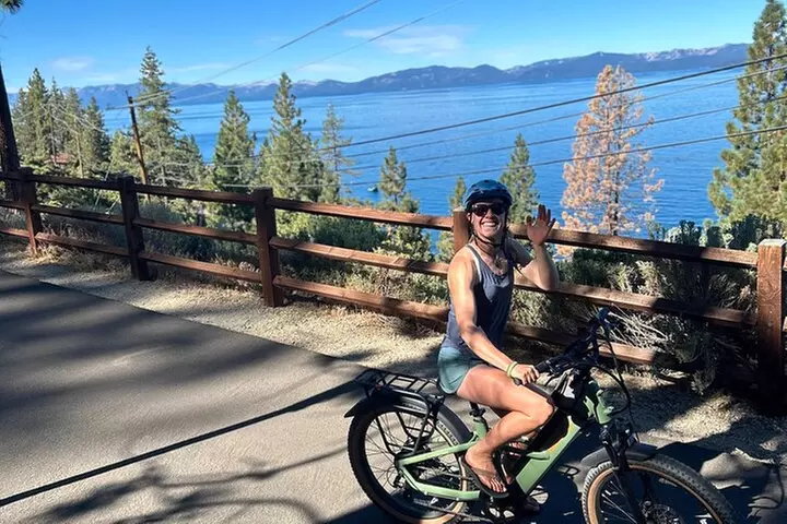 Self Guided E-Bike Tour on Lake Tahoe's East Shore Bike Path