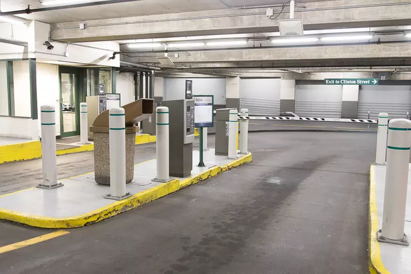 Parking at 500 W. Monroe St. Garage