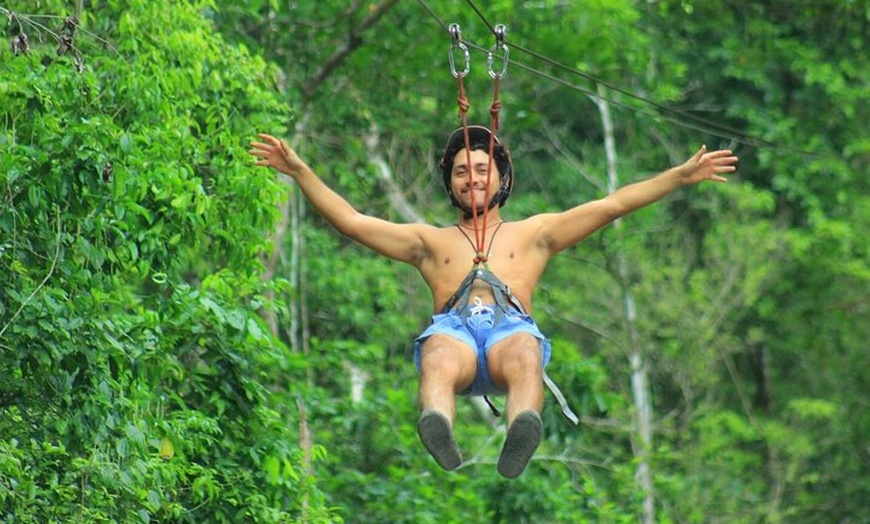 Image 22: Half-Day Jungle Adventure ATVs, Ziplines and Cenote Swim