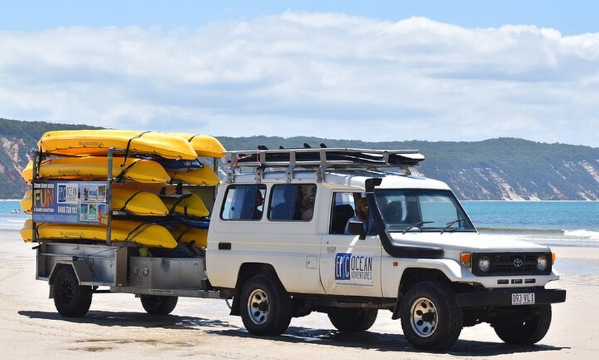 Image 8: Epic Rainbow Beach Dolphin Kayak and 4WD Adventure Tour