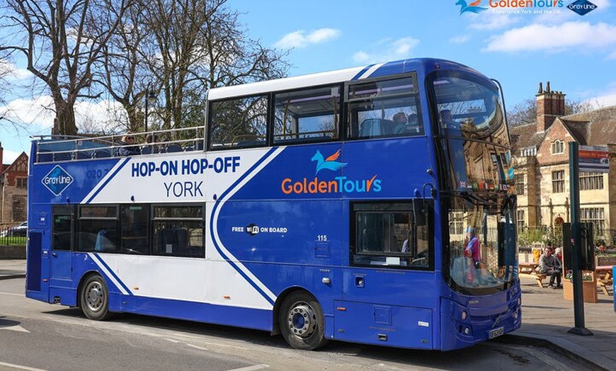 Image 29: Golden Tours York Hop-on Hop-off Open Top Bus Tour with Audio Guide