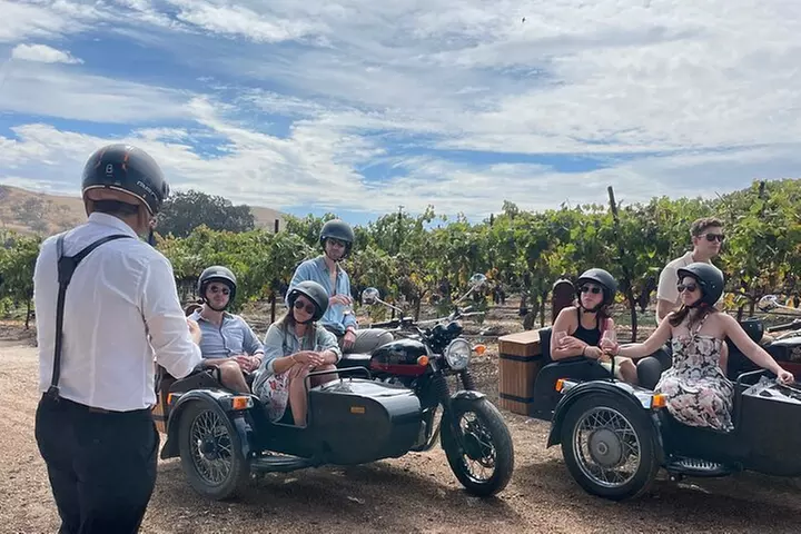 Vineyard Rides Paso Robles Sidecar Wine Adventure