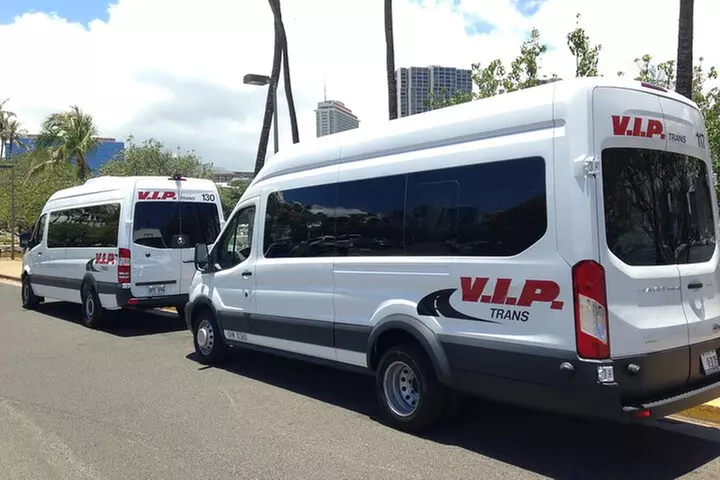 Arrival Transfer: Airport Shuttle Honolulu and Waikiki or Cruise Te...