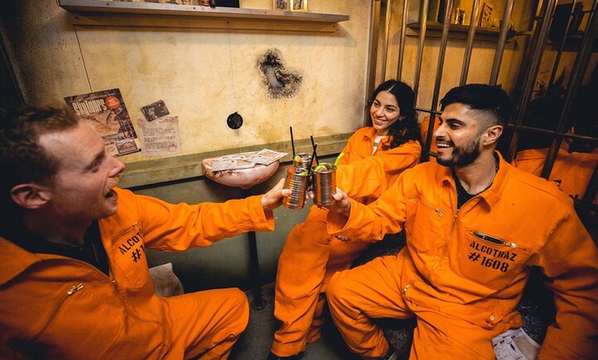 Image 1: Alcotraz Prison Cocktail Experience in London