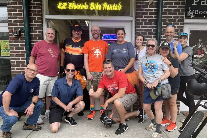 2-Hr, 45 Min Tour de Wilmington E-Bike Tour/Sightseeing/History