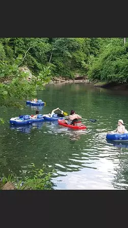 River Run Float Rental with Mesh Seat and Drink Holder - Primary Image