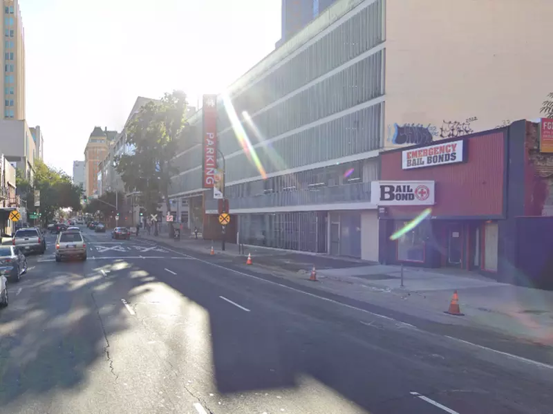 Parking at 728 J St. Garage