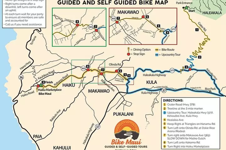 Haleakala Summit Best Self-Guided Bike Tour with Bike Maui