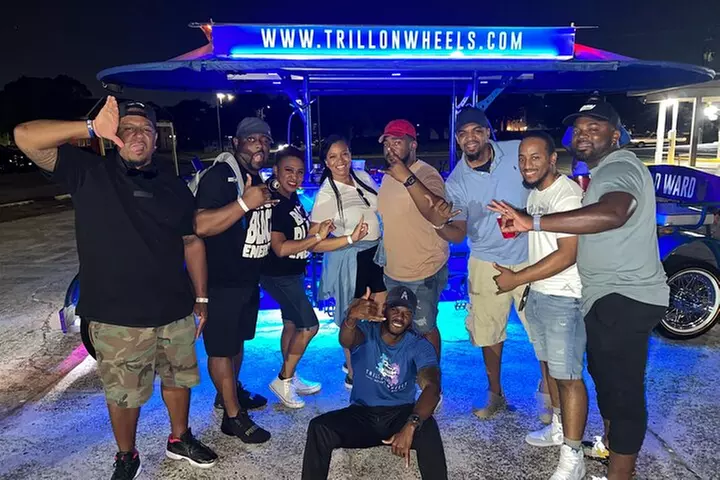 Explore Houston's Hip Hop Culture on a 100% Motorized Party Bike