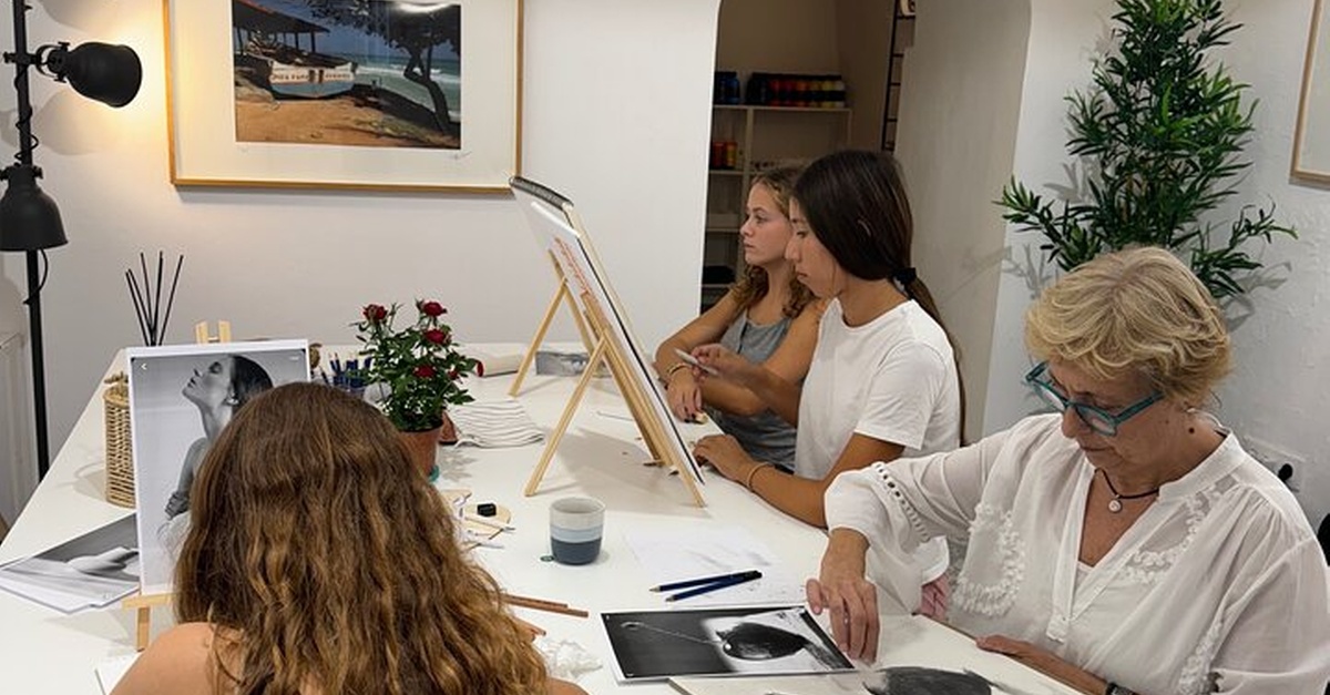 Taller de pintura en Menorca