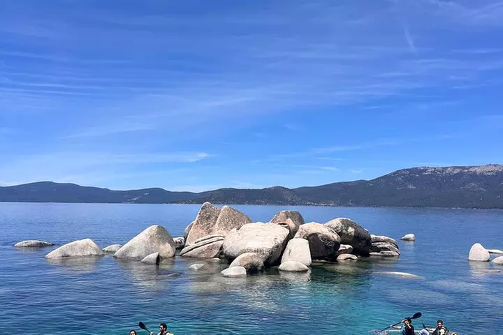 Clear Kayak Paddle Tour at Cave Rock