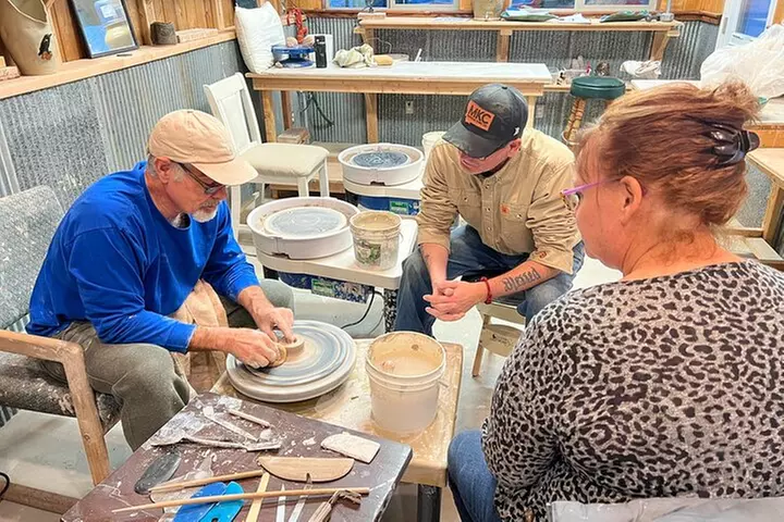 Pottery lesson Just For The Fun Of It.