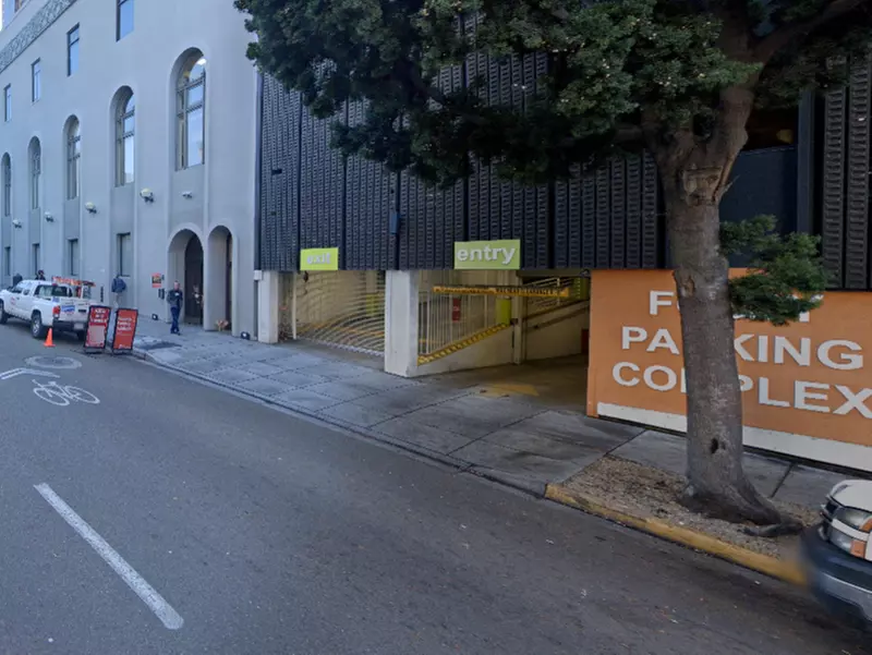 Parking at 501 A St. Garage - P1080