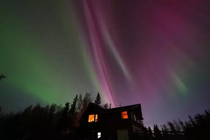 Aurora Viewing - Aurora Husky Lodge , Great view from top of the ridge