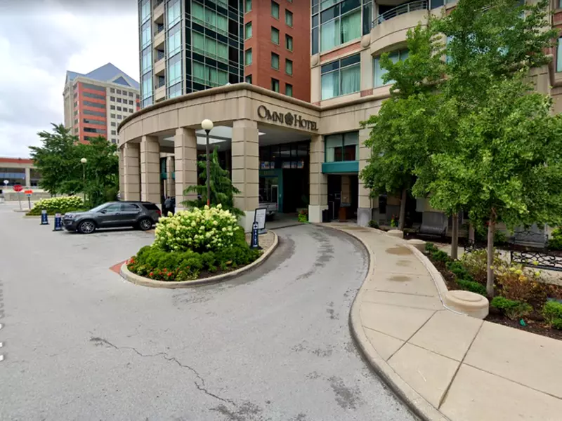 Parking at Omni Severin Hotel - Valet Kiosk - Second Medium