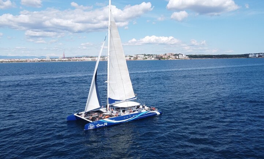 Image 7: Catamarán a vela al Atardecer de 2 horas de Duración