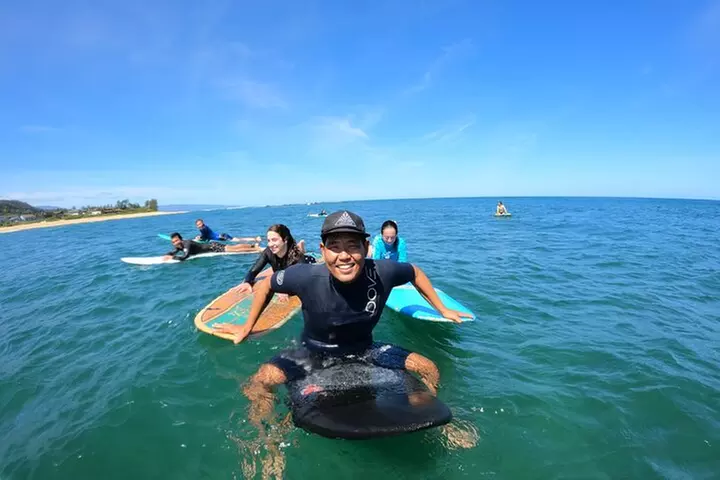 Beginner Surf Lesson in North Shore, Oahu
