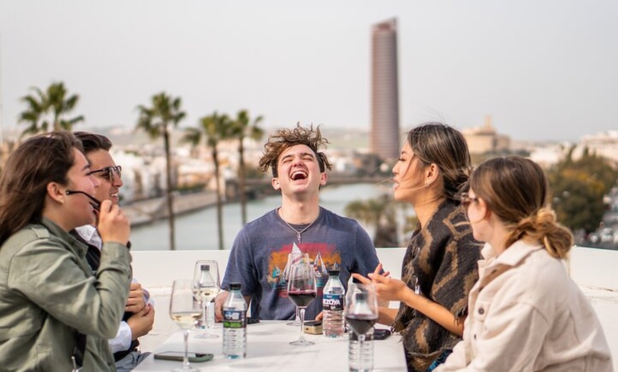 Image 2: Experiencia de vino en la azotea