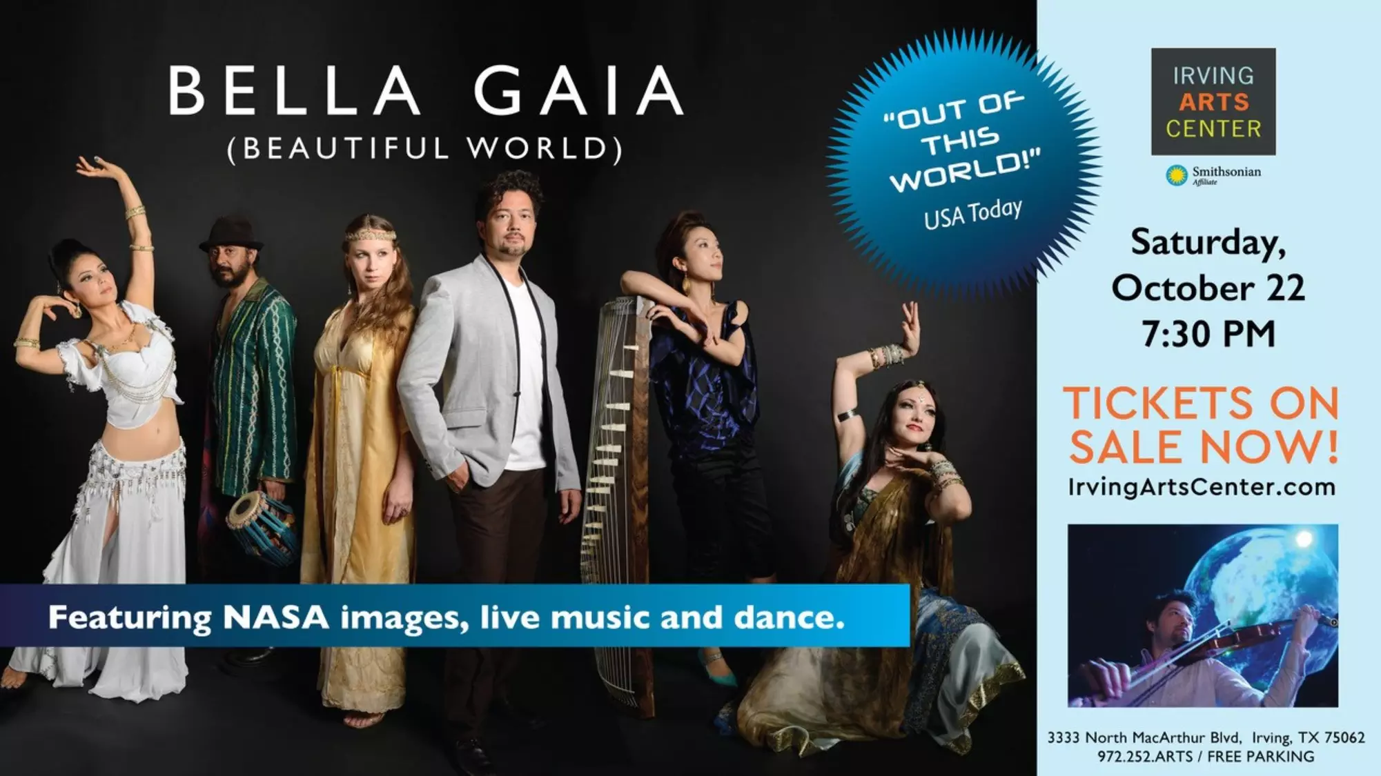 "Bella Gaia (Beautiful Earth)" - Saturday, Oct 22, 2022 / 7:30pm - Primary Image