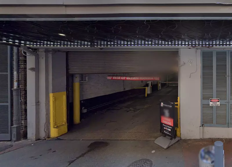 Parking at DH Holmes Garage