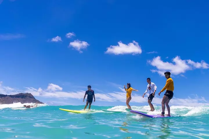 Private Group Surf Duo by Waikiki Beachboys at the Royal - Second Medium
