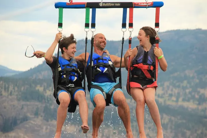 Triple Parasailing Experience in Kelowna - Primary Image