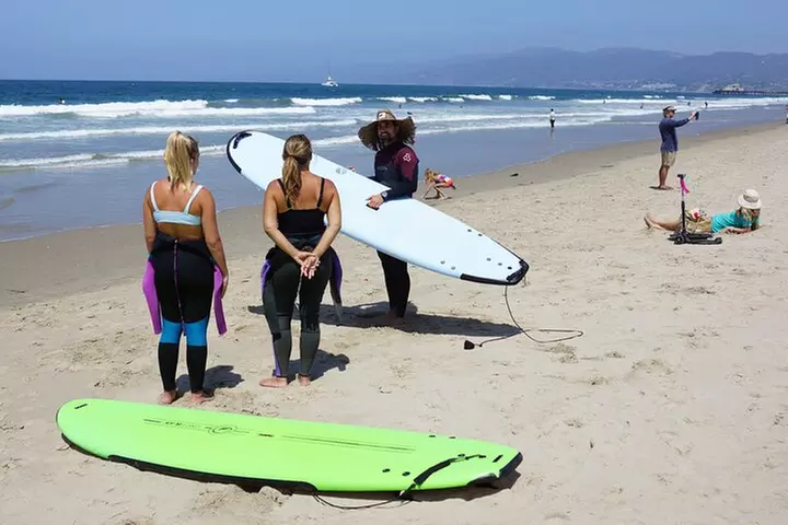 2h of Private Surf Lesson for Beginners in Santa Monica
