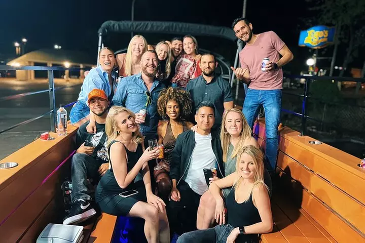 Roofless Party Bus Tour in Downtown Austin