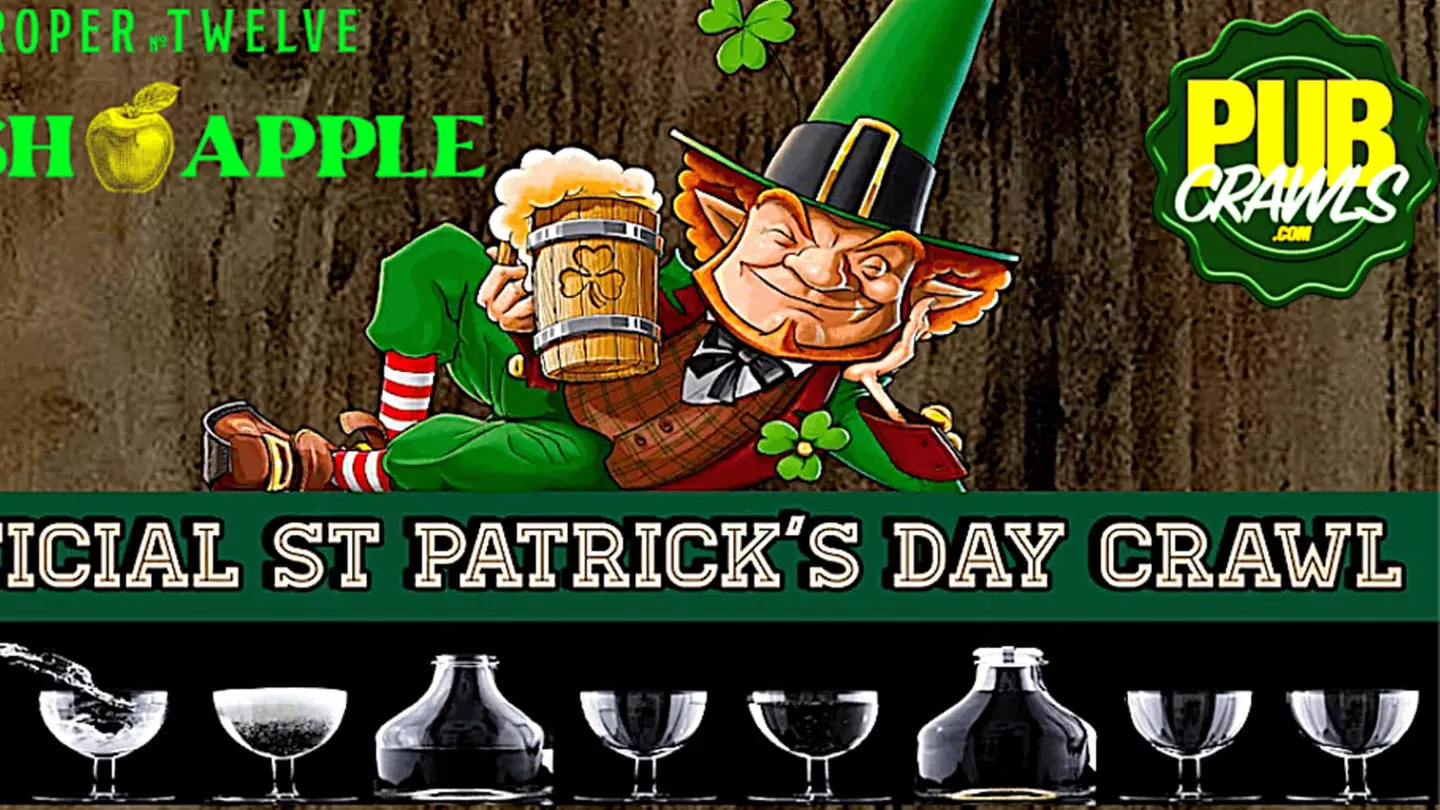 Official Hoboken St. Patricks Day Pub Crawl - Friday, Mar 17, 2023 / 5:00pm - Primary Image