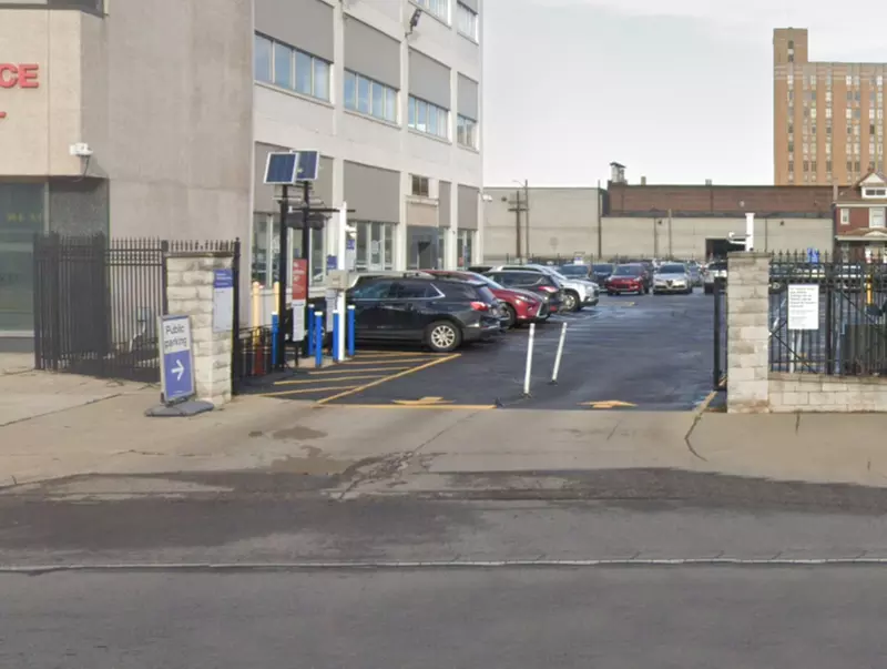 Parking at 7300 Woodward Lot - Second Medium