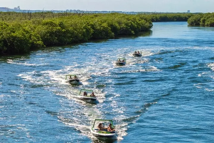 Jungle Tour adventure Cancun Speed Boat Through Mangrove - Second Medium