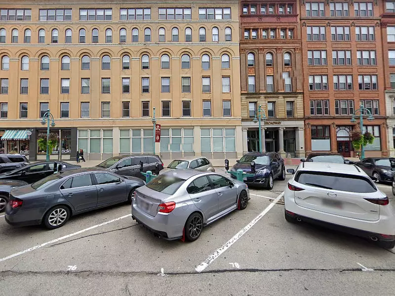 Parking at Broadway Lot