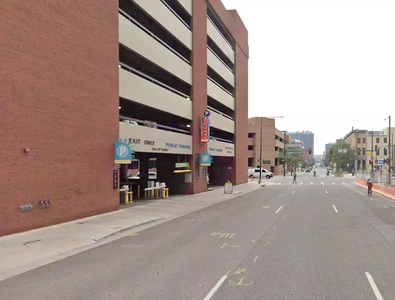 Parking at 1331 17th St. Garage