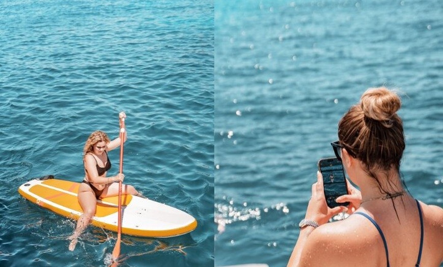 Image 9: Paseo en barco de 5 horas por Ibiza con almuerzo, 6 bebidas, tablas...