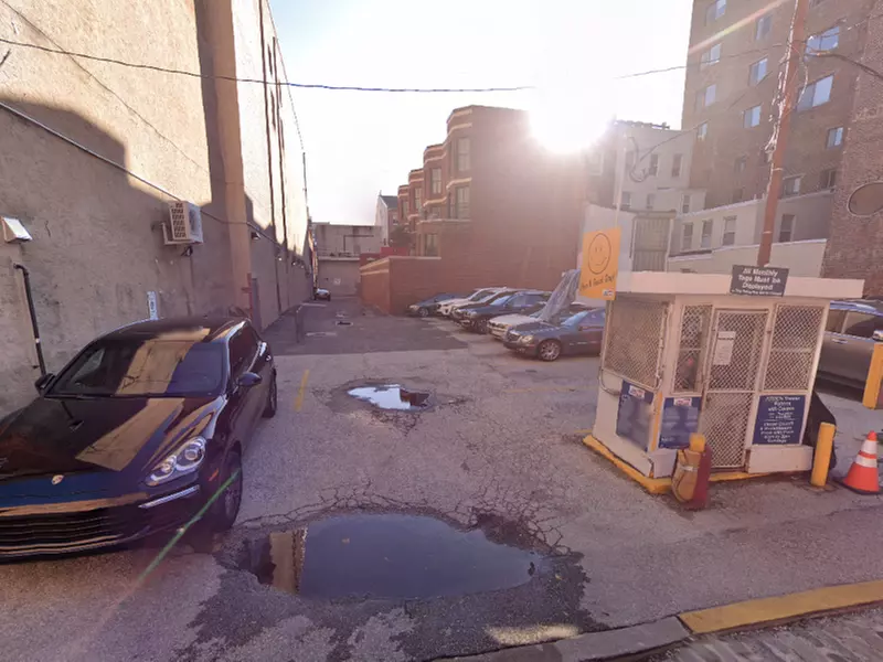 Parking at 210 Filbert St. Lot