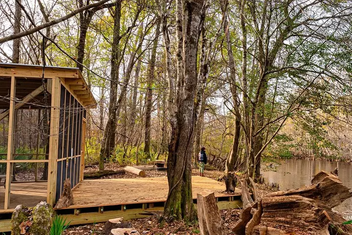 Overnight at Riverside Platform Campsite