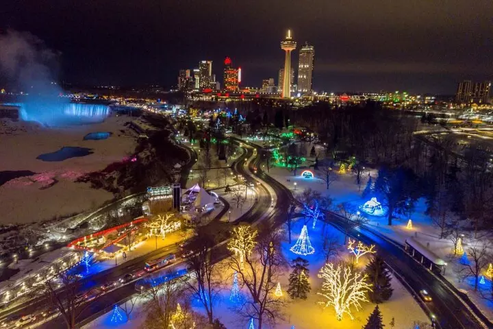 Niagara Helicopters Winter Lights at Night Tour - Primary Image