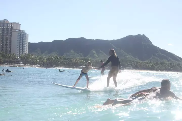 Private Surfing Lessons in Waikiki - Second Medium