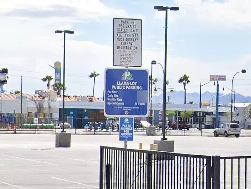 Parking at Llama Lot
