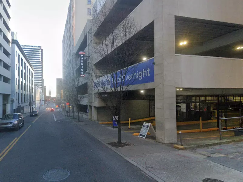 Parking at Castner Knott Garage