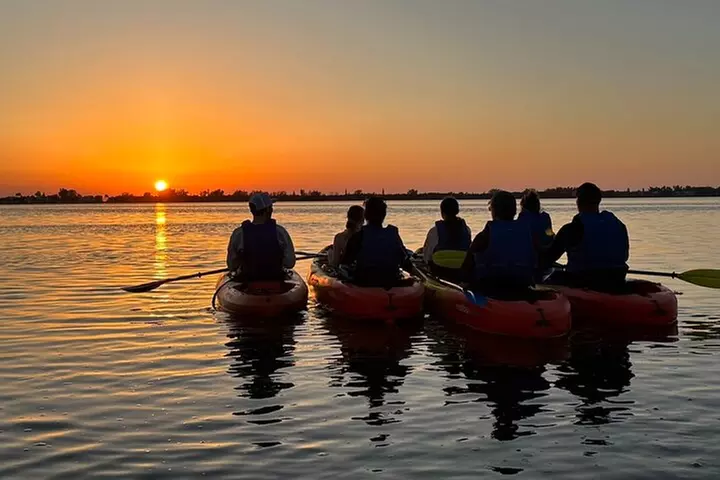 Sunset Kayaking with Dolphins