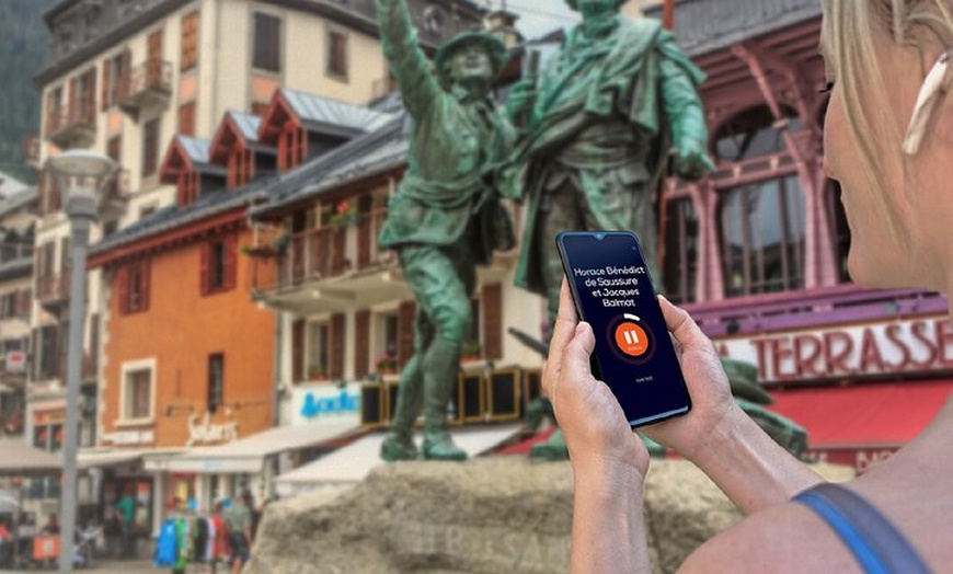Image 3: Chamonix Visite audioguidée à pied 1h30 et 22 commentaires audios