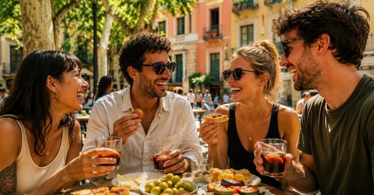Tour vegetariano de tapas y vinos en Gracia, Barcelona