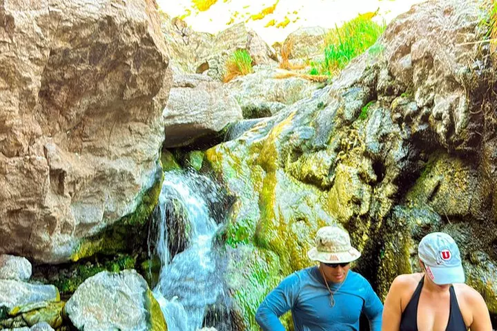 Goldstrike Hot Springs and 124 Degree Magma Heated Waterfall Hike