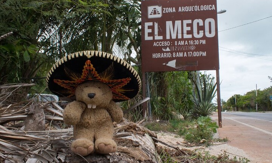 Image 6: Cancun Sightseeing El Meco Site, Letters and Shopping
